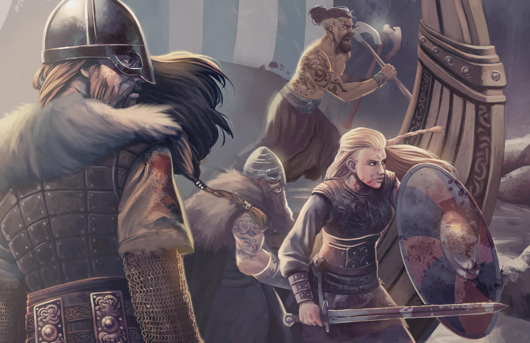 Guerra Nômade RPG de Sobrevivência Viking versão móvel andróide